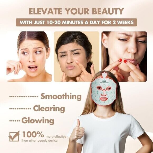 Mask for Face, 7 Colors Face Mask Light - Picture 6 of 9